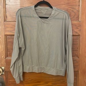 ALO yoga long sleeve mesh top